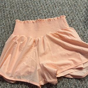 Aerie orange athletic shorts